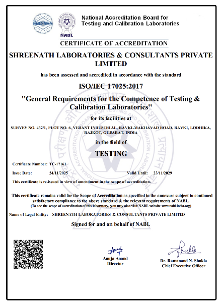 NABL Certificate