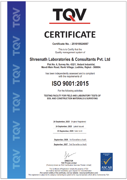 ISO/IEC 17025:2017 Certificate